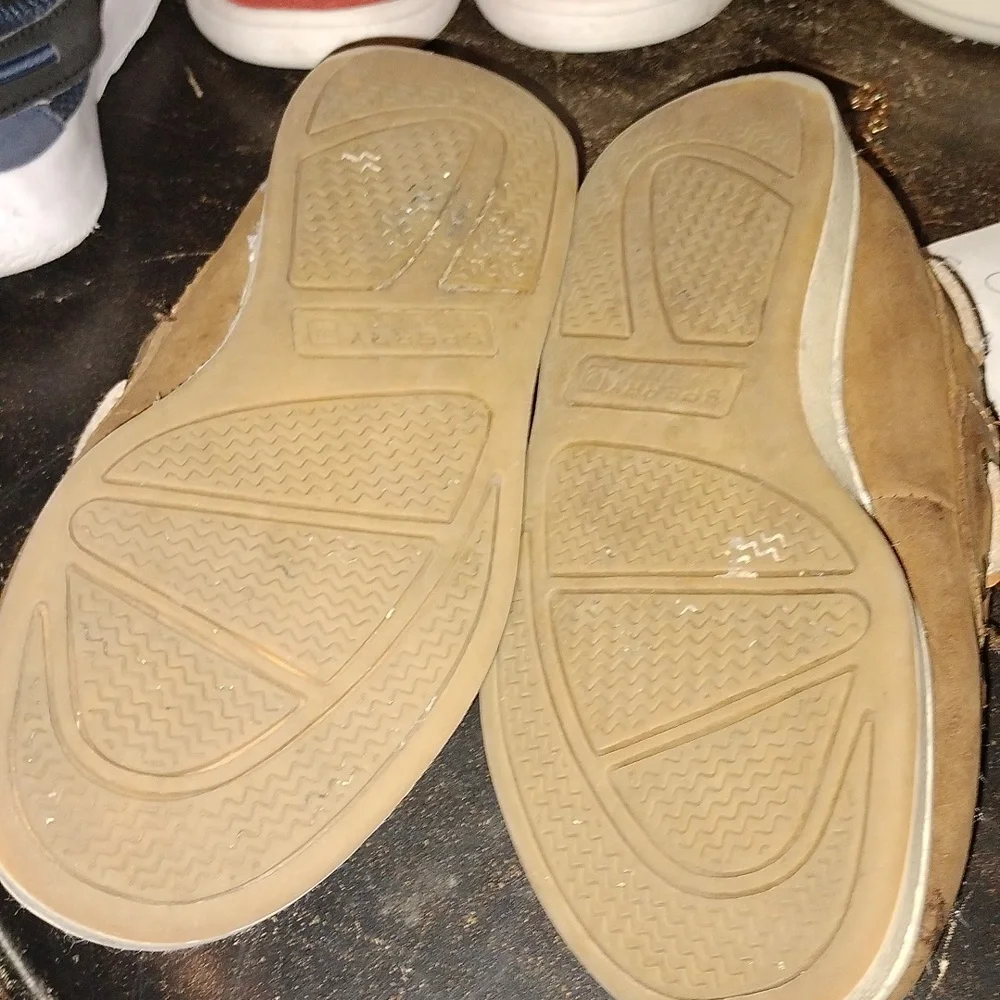 Kids Brown Sperry Boat Shoes